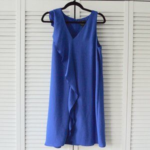 Adrianna Papell Women's Size 8 Dress Boat Neck Cape Sheath Dress | Size 8